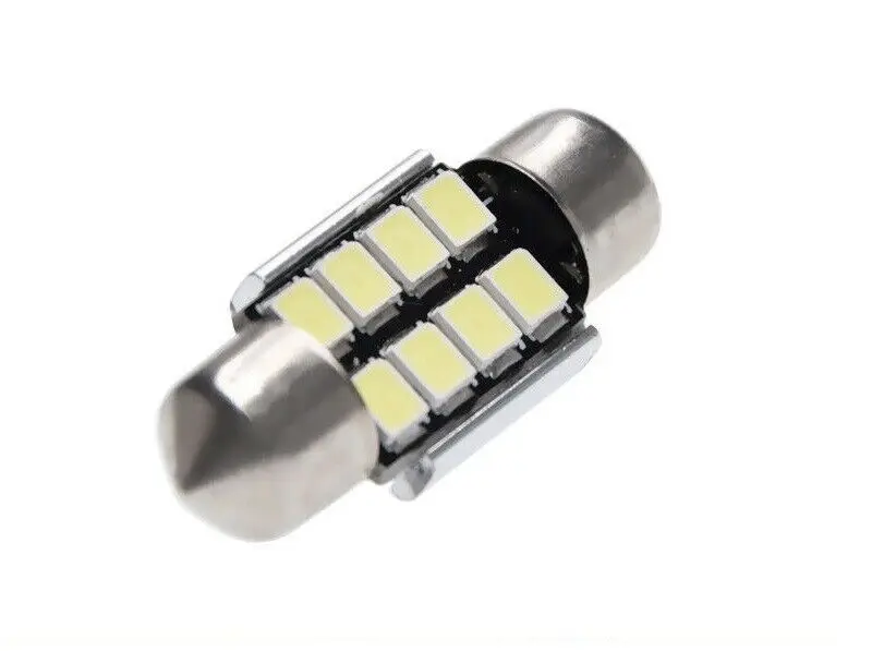 

2x 31mm C5W C10W 8 SMD 2835 LED Bulb Car Interior Festoon Map Light 12V pair