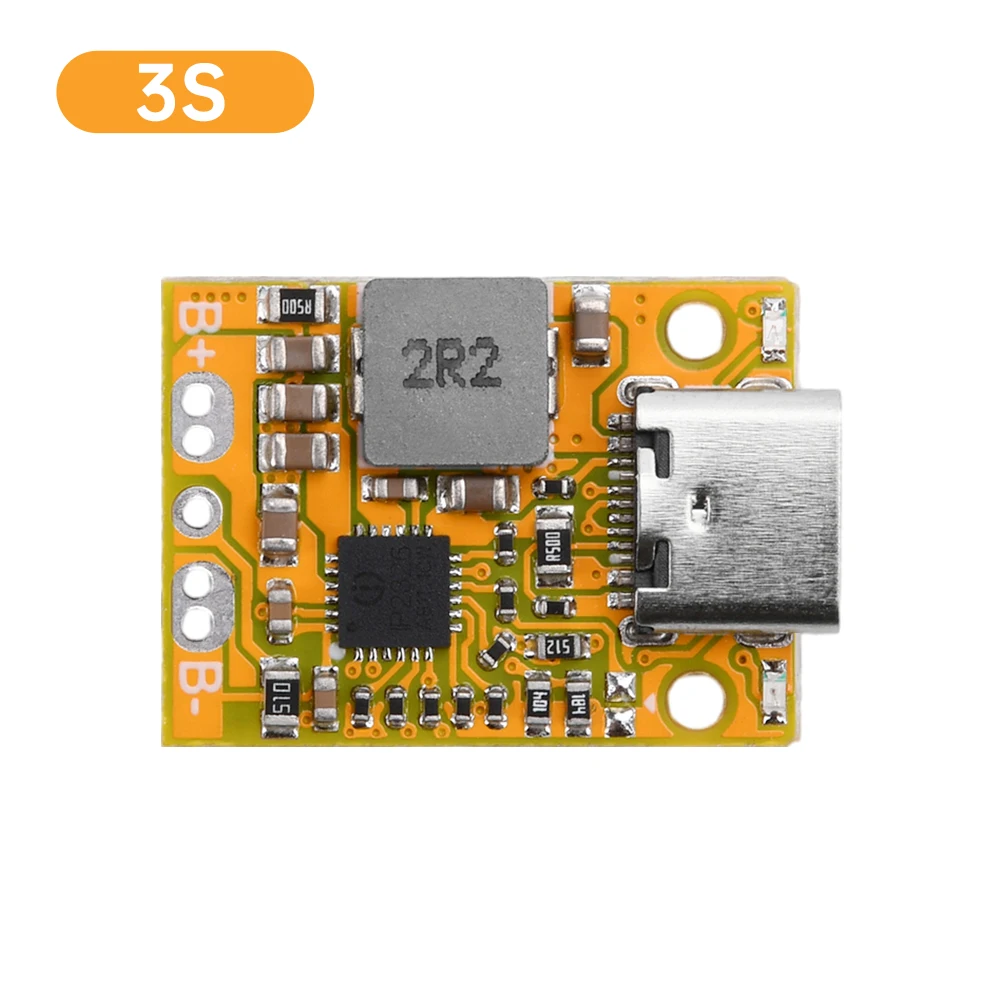 

Тип C USB 2-3S BMS 3,7 в, литиевый аккумулятор, зарядный усилитель, модуль с сбалансированной поддержкой QC, быстрая зарядка с индикатором