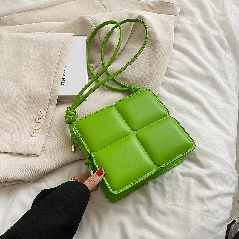 

New Trendy Square Shoulder Bag For Women PU Leather Crossbody Bag Fashion Lady Handbags Fashion Brands Crossbody Bags