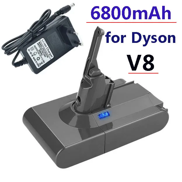 

100% Оригинальный V8 6800 мА/ч 21,6 в аккумулятор для V8 Absolute/Pluizige/Dier Li-Ion Stofzuiger oplaadnaked аккумулятор