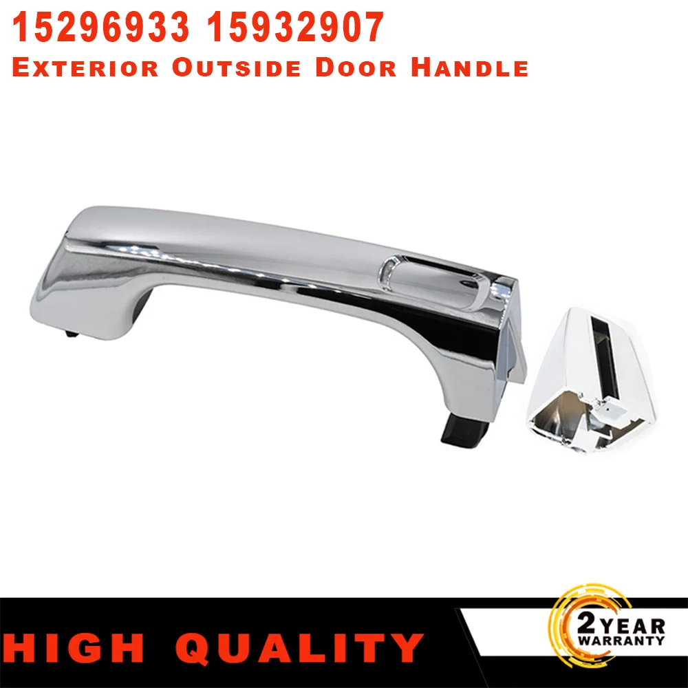 For Hummer H3 2006-10 Black/Chrome Silver Exterior Outside Door Handle Front Rear Left Right 15296933 15794314 25832249 15932907