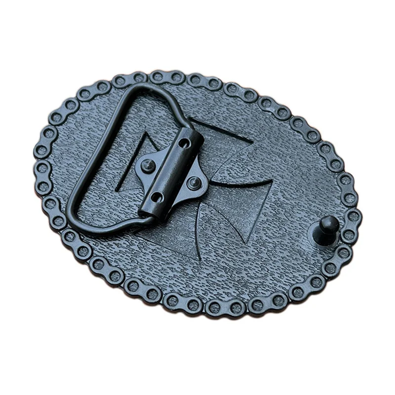 Кельтская перекрестная пряжка для ремня с краем цепи