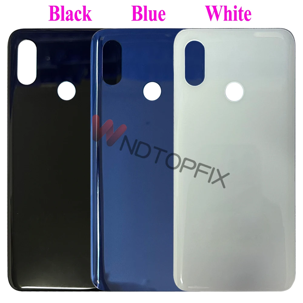 Задняя крышка аккумулятора 6 21 дюйма для Xiaomi Mi 8 3D стеклянная панель Mi8 M1803E1A задняя