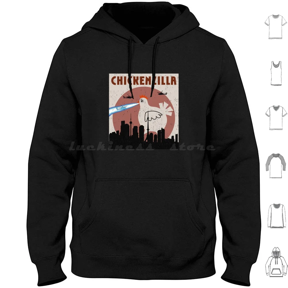 

Chickenzilla Funny Hoodies Long Sleeve Chicken Farmer Chickens Chicken Lover Chicken Chicken Funny Chicken Chickens Make