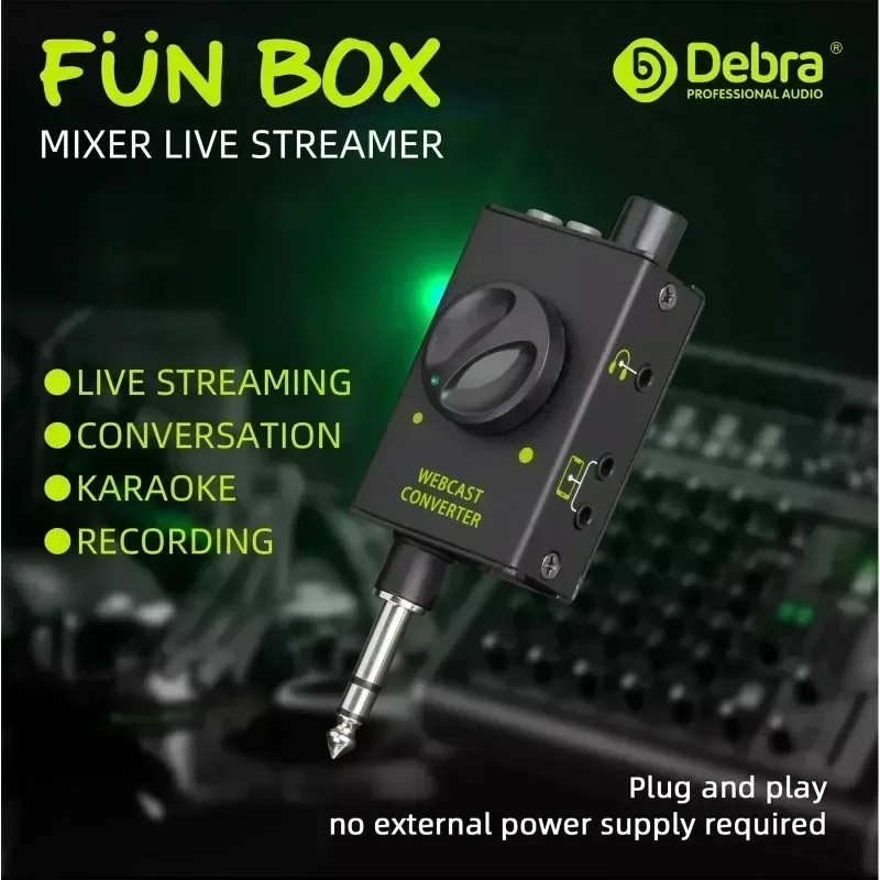 Converter MatchBox Live Match box Sound Card Audio For Stage performance Broadcast/Studio Recording/PK/Karaoke