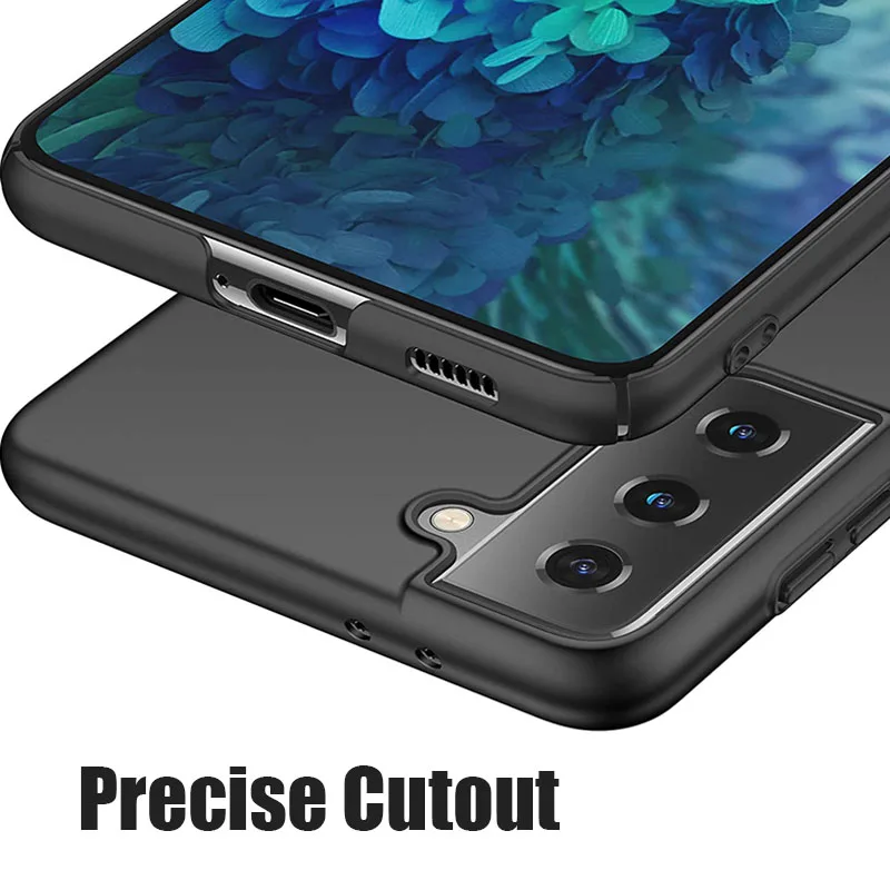 For Samsung Galaxy S21 Case Slim Matte Hard PC Back Cover S22 FE S21FE 5G Plus Ultra Phone Cases | Мобильные телефоны и