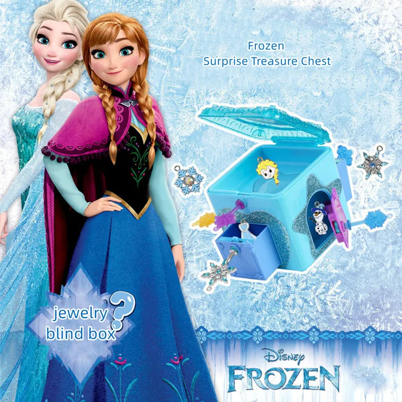 

Коробка с сюрпризом из мультфильма «Холодное сердце» Disney, игровой домик для девочек, детская игрушка, Волшебный Замок принцессы, разнообраз...