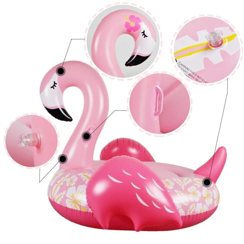 Надувной круг для плавания круговой матрас 60 дюймов лебедь фламинго единорог