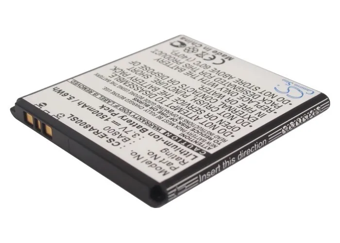 Аккумулятор CS-ERA800SL BA800 для Sony Xperia S LT26i 3.7V / 1500mAh 5.55Wh | Компьютеры и офис