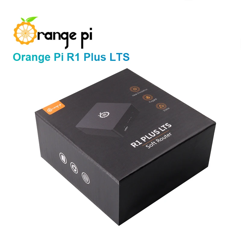 Orange Pi R1 Plus LTS RK3328 1GB Dual Gigabit  Ethernet Gateways OpenWrt LEDE Development Board Metal Shell Soft Routing images - 6