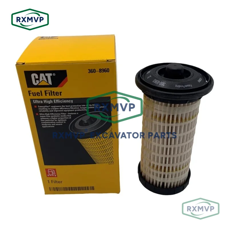 Топливный фильтр для двигателя Caterpillar C4.4 C6.6 C7.1 360-8960 сепаратор масла и воды