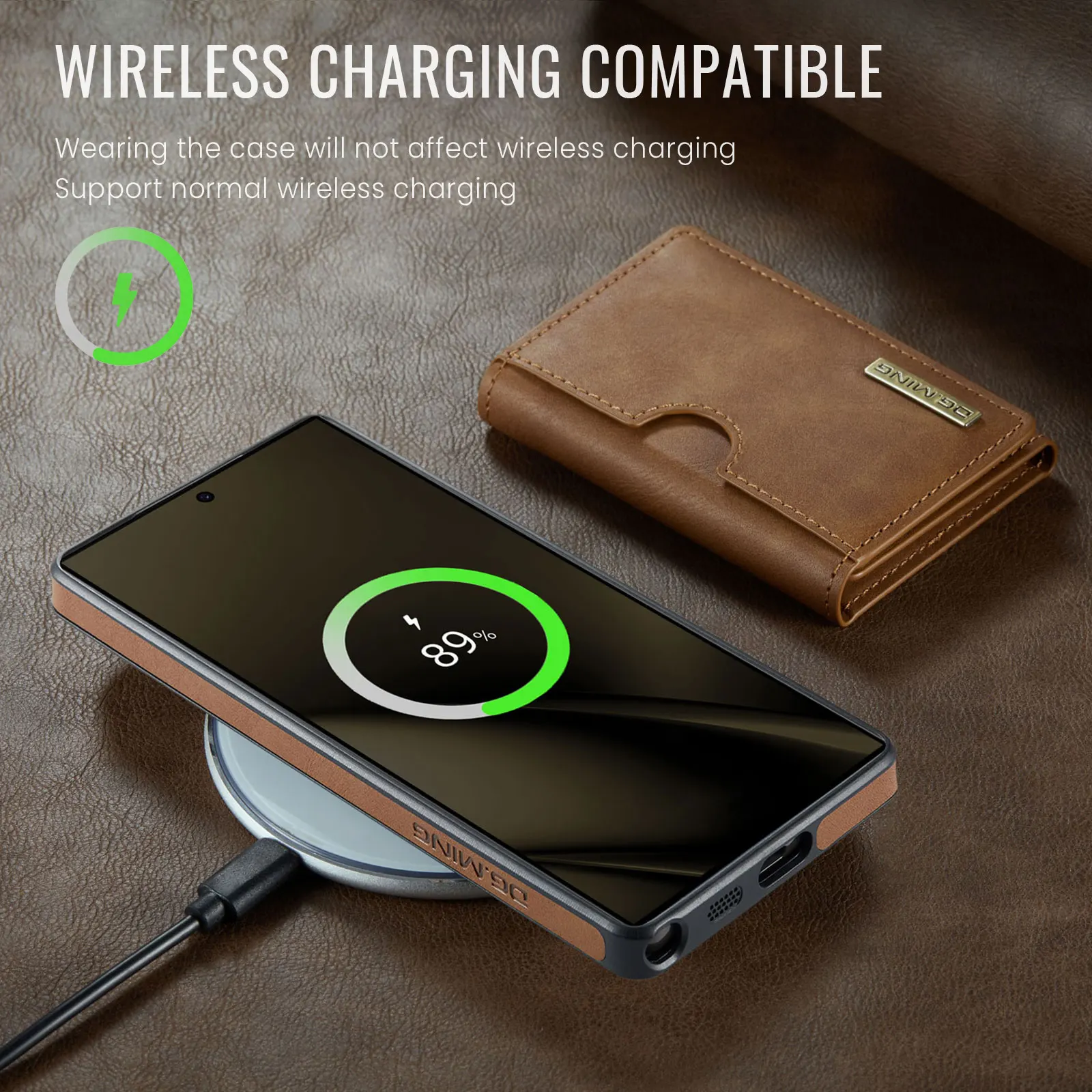 Фото Съемный магнитный чехол-кошелек для Samsung Galaxy S25 Ultra S24 S23 FE S22 Plus S21 для Magsafe RFID-блокирующий чехол-держатель для карт №5