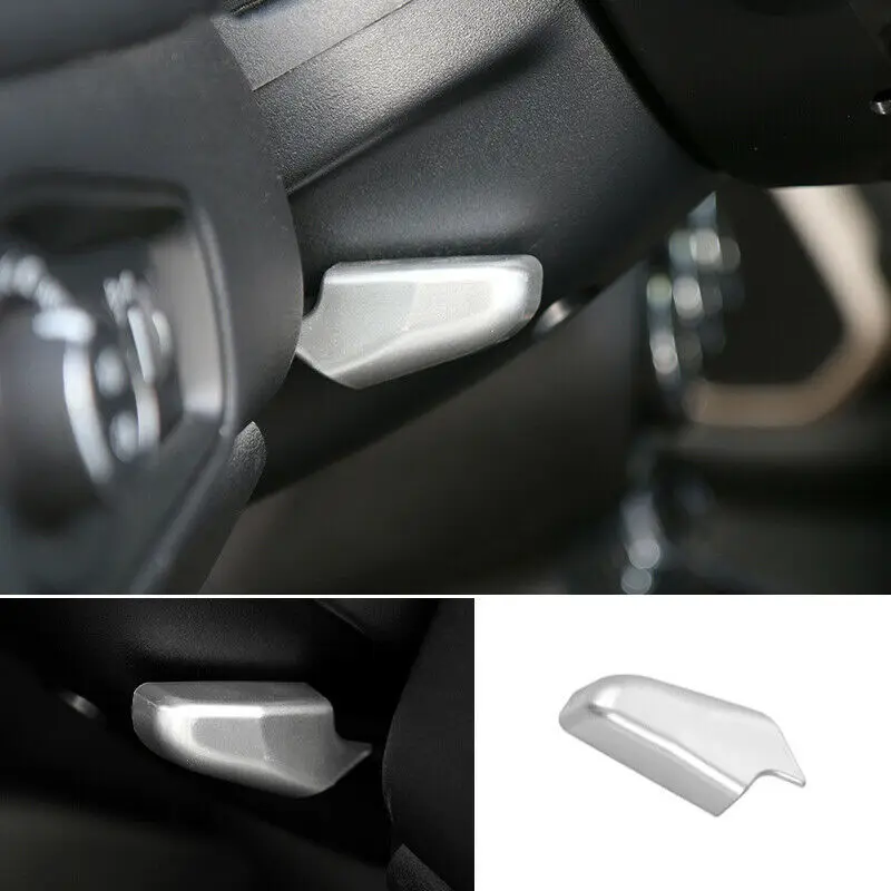 

Fit For Jeep Compass 17-2020 Matte Silver Steering Wheel Height Adjustment Trim