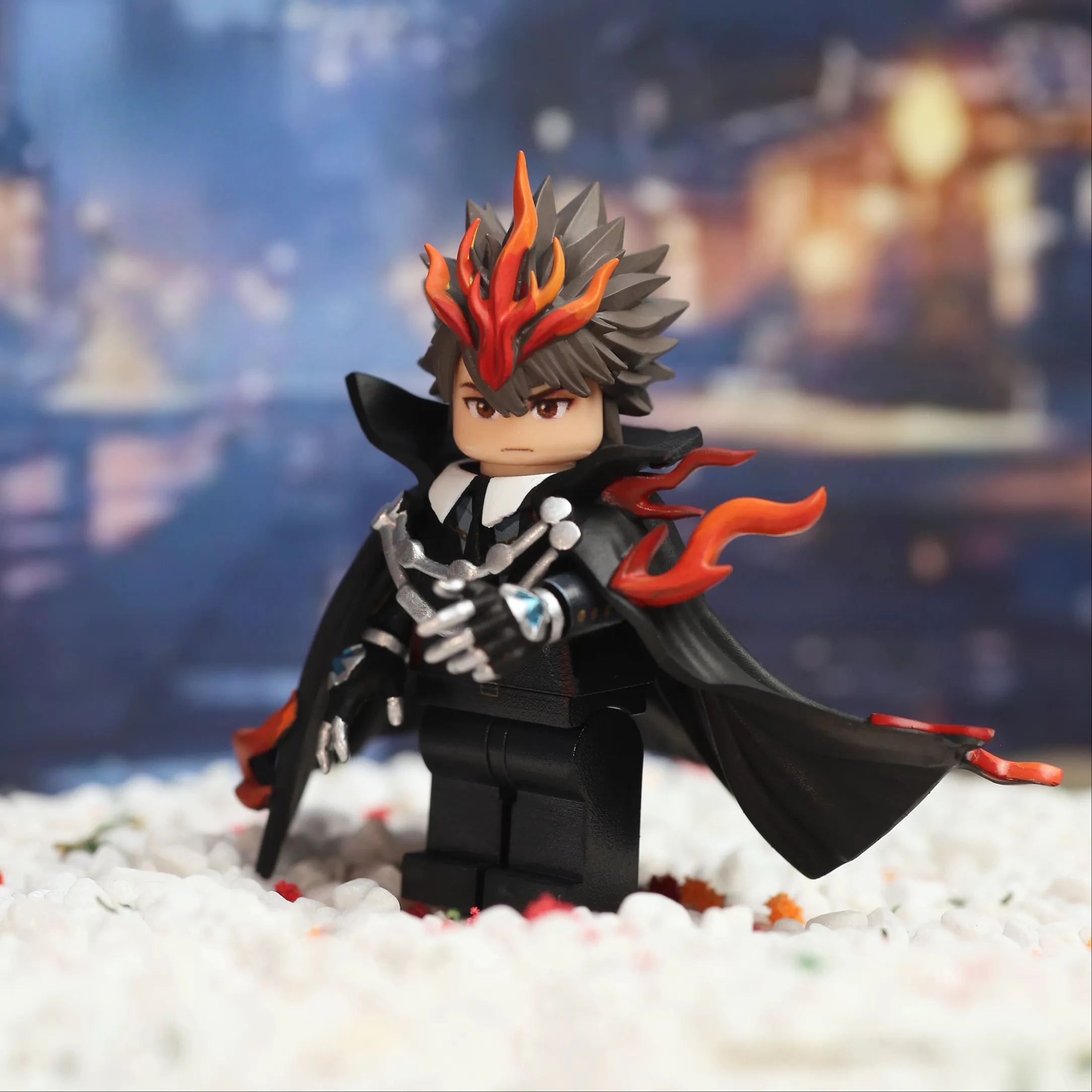 Фото Фигурка аниме-персонажа HITMAN REBORN Савада Цунайоши, сборная модель, конструктор, настольное украшение, подарок, игрушка №2