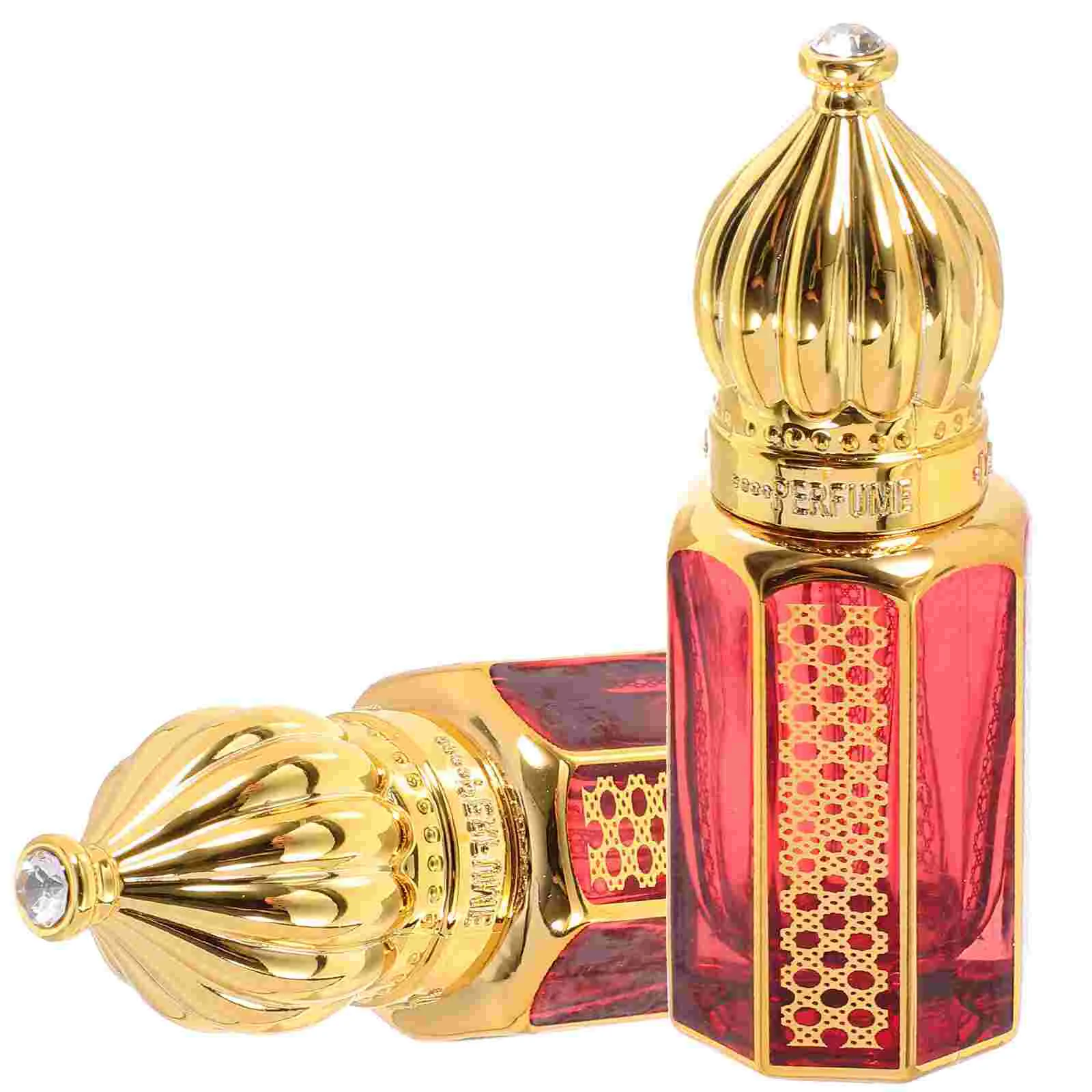 

Perfume Bottles Refillable Aromatherapy Bottles Vintage Glass Perfume Dispenser Roll-On Bottles Empty Perfume Bottle