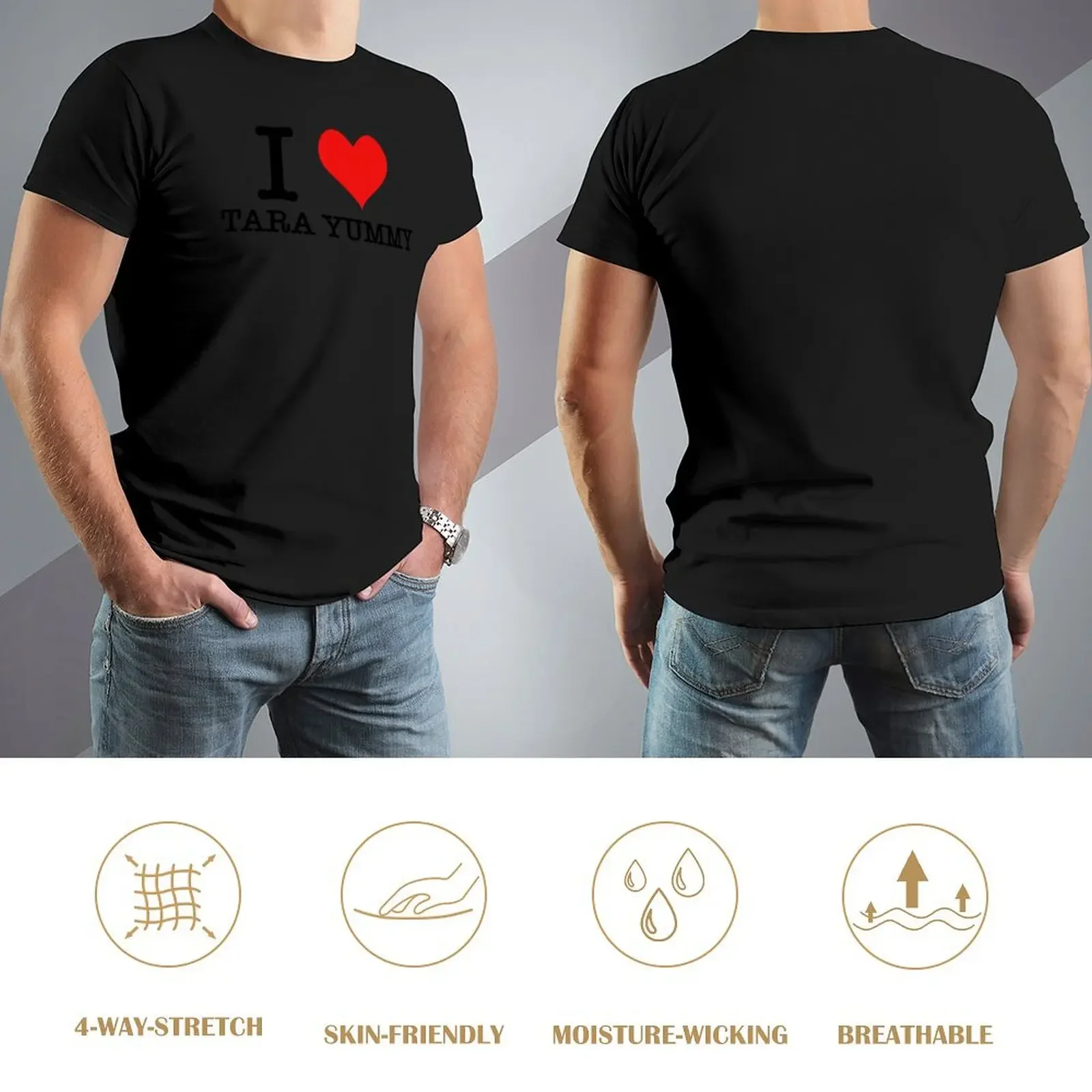 Футболка i Heart tara yummy летние топы для мальчиков белая одежда мужчин