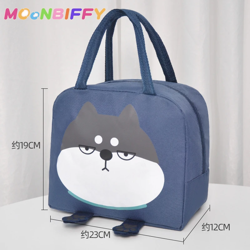 

1Pcs Cute Lunch Bag for Children Bunny Thicken Food Organizer Aluminum Foil Insulated Cooler Bags Portable Lunch Bags for Picnic