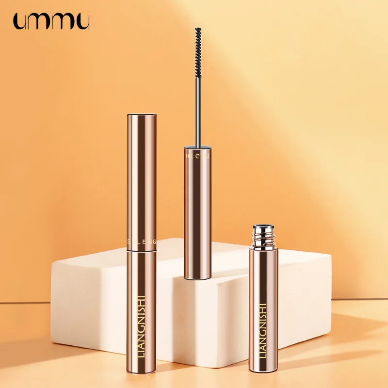 

UMMU Mascara 7D Lengthening Black Brown Lash Eyelash Extension Eye Lashes Brush Beauty Makeup Long-wearing Gold Color Mascara
