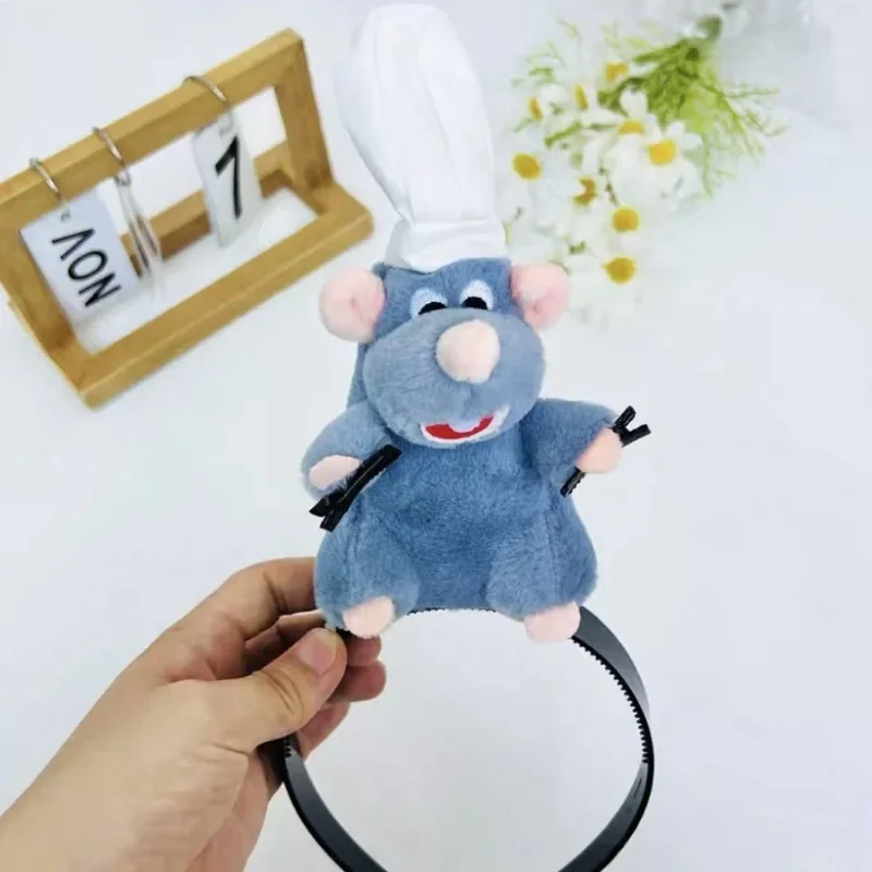 Плюшевая заколка для волос куклы Disney милый мультяшный аниме модный портативный