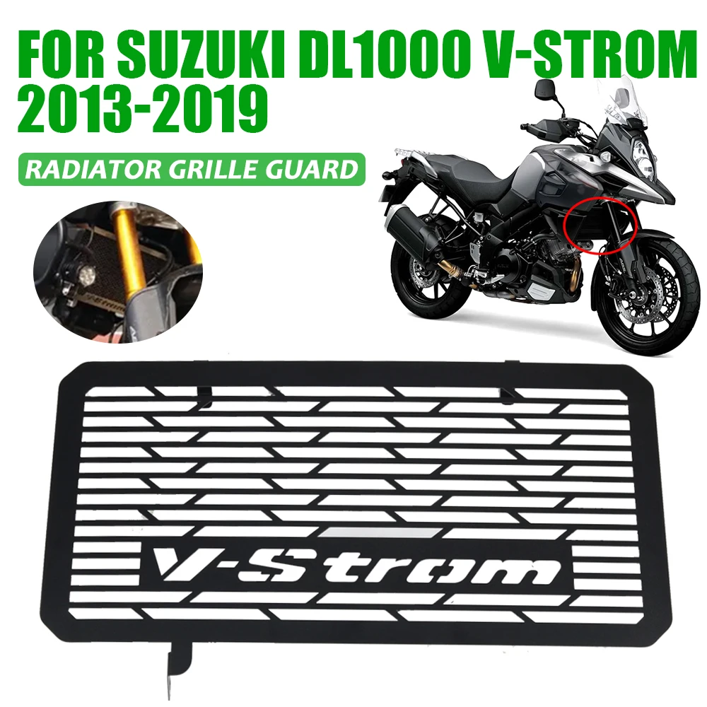 

For SUZUKI DL1000 V-Strom V-Strom1000 DL 1000 VStrom VStrom1000 2013 - 2019 Motorcycle Radiator Grille Guard Grill Cover Protect