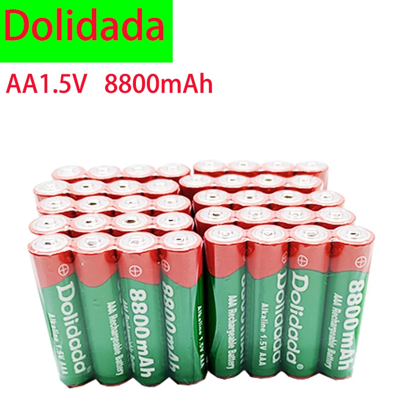 

2pcs And 60pcs Nieuwe Aaa Batterij 8800 Mah Oplaadbare 1.5 V Alcalinas Drummey