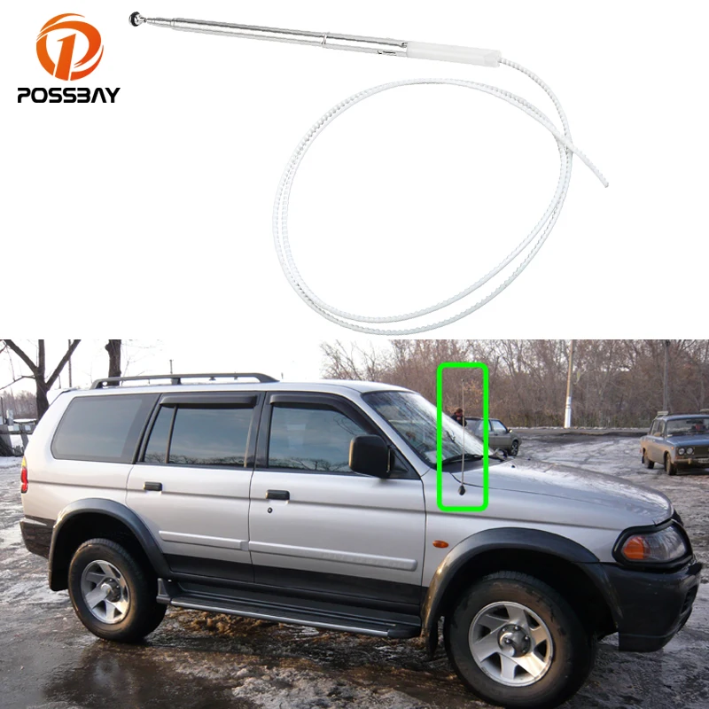 Car Antenna for Mitsubishi Pajero 2000-2006 AM/FM Radio Signal Aerials Mast Rope 6-Section Steel Auto Exterior Parts Accessories Car Antenna for Mitsubishi Pajero 2000-2006 AM/FM Radio Signal Aerials Mast Rope 6-Section Steel Auto Exterior Parts Accessories