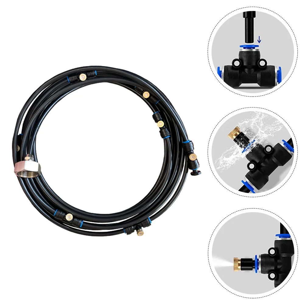 

Atomization System Misting Kit Line Garden Cooling Watering Sprinkler Outdoor Fans Patios