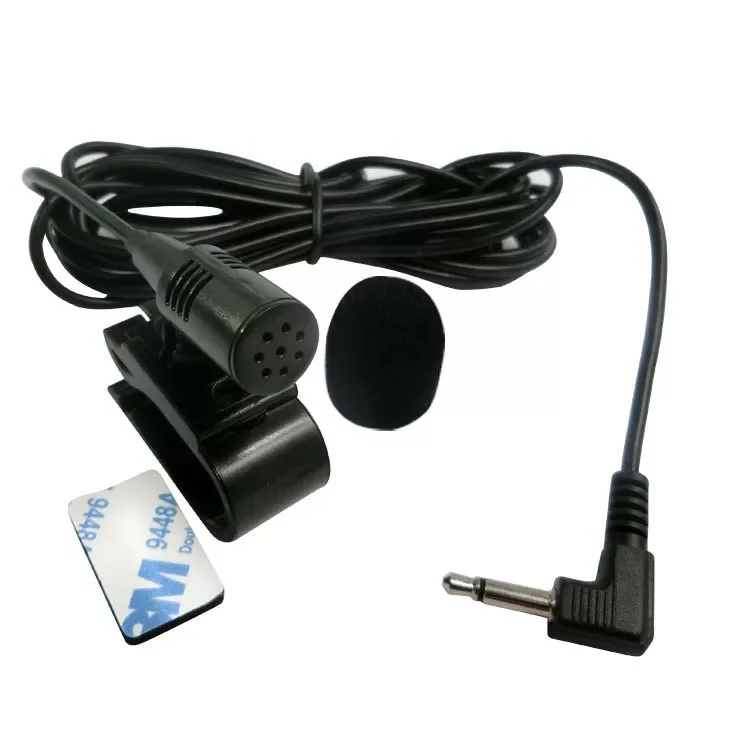 

2022 Trend Audio Microphone 3.5mm Clip Jack Plug Mic Stereo Mini Wired External Microphone For Auto DVD Radio 3m Long Profession