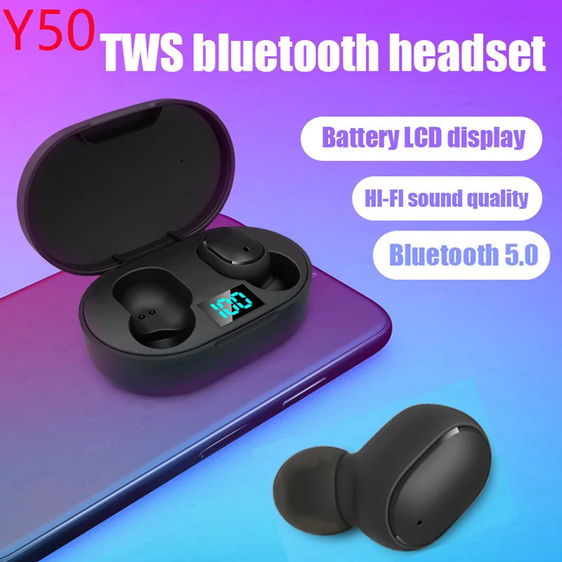 

2023 New E6S TWS Wireless Earphones Bluetooth headset Music Noise cancelling earplug Sport A6 Lite earbuds PK A6s E7S Y50 Y30 F9