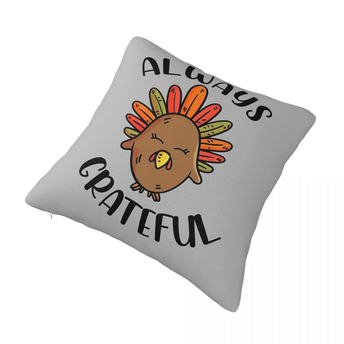 

Funny Thanksgiving Gift Square Pillowcase Polyester Pillow Cover Velvet Cushion Decor Comfort Throw Pillow For Home Car