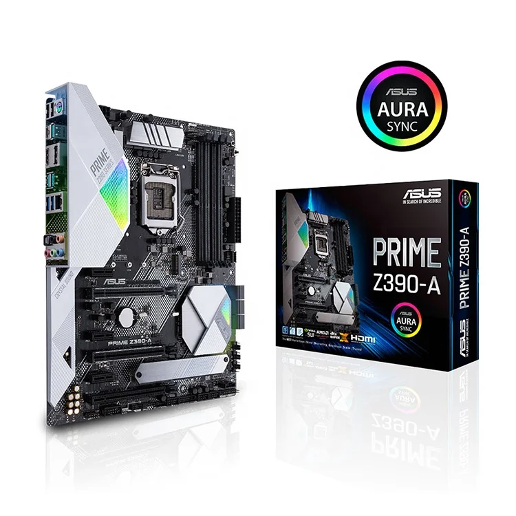 

ASUS PRIME Z390-A 64GB DDR4 Intel Socket 1151 ATX Desktop Gaming Motherboard