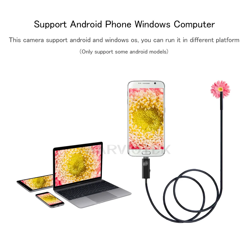 USB-эндоскоп с гибкой трубкой 5 мм 2 м/10 м |