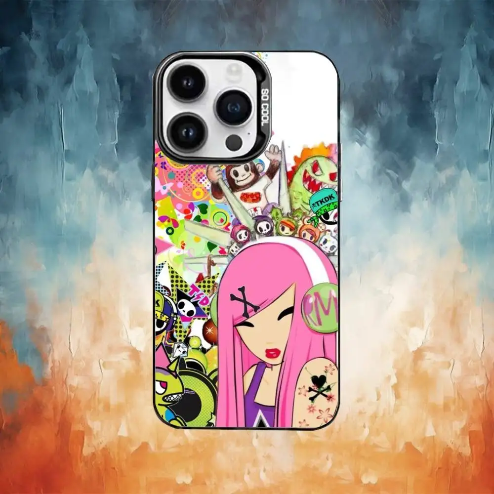Фото Чехол для телефона T-Tokidoki Comic Art, цвет серебристый, для iPhone 17 16 15 14 13 12 11 Pro Max Plus №3