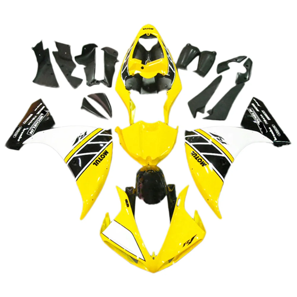 

New ABS Whole Motorcycle Fairings Kits For Yamaha R1 YZFR1 YZF1000 YZF-R1 2009 2010 2011 Injection Bodywork Accessories Black