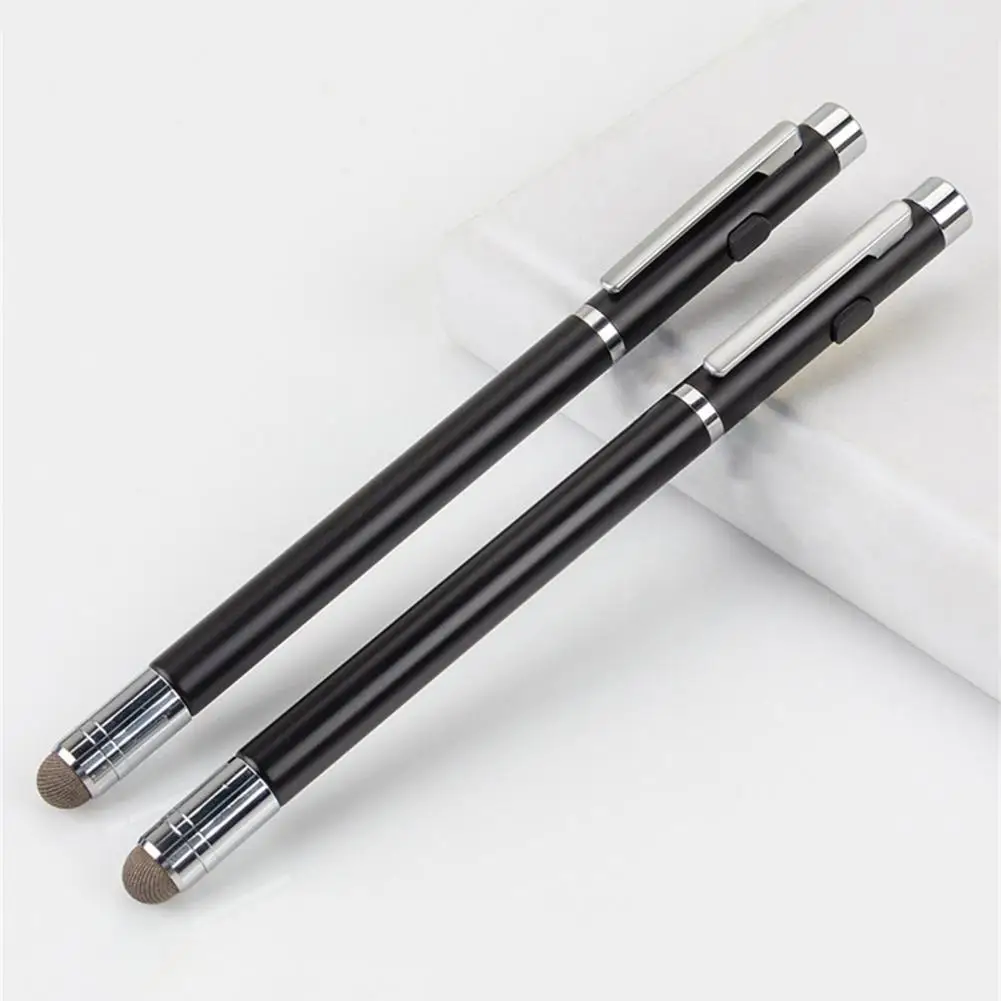 

Metal Excellent Handheld Capacitive Screen Stylus Pen with Lasers Lightweight Laser-Pointer Multipurpose Birthday Gift