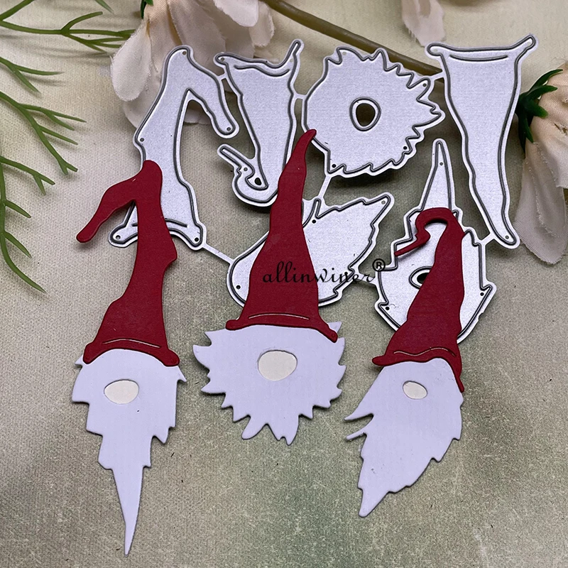

Dwarf santa gnome Metal Cutting Dies for DIY Scrapbooking Album Paper Cards Decorative Crafts Embossing Die Cuts