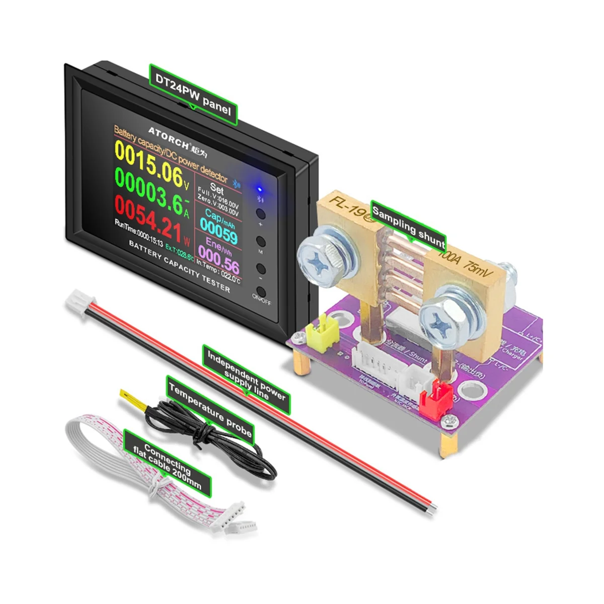 

DT24PW 8-240 В а амперметр постоянного тока, фотоамперметр, тестер емкости аккумулятора, напряжение, фотоэлемент с катушкой CT