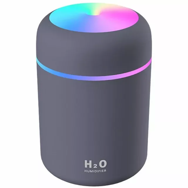 

1pcs Mini 300ml Electric Air Humidifier Aroma Oil Diffuser USB Cool Mist Sprayer With Colorful Atmosphere Night Light Home Car