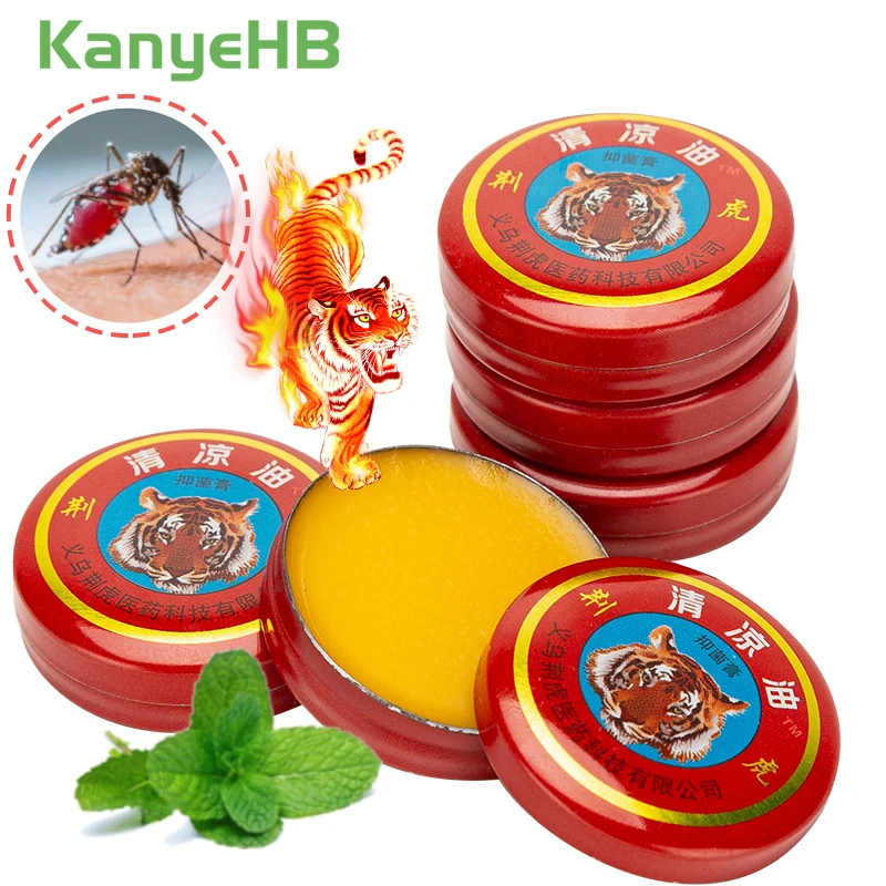 

3g Red Tiger Balm Ointment Muscle Back Neck Pain Relief Cream Headache Dizzy Itch Vomit Refreshing Cool Cream Body Massager oil