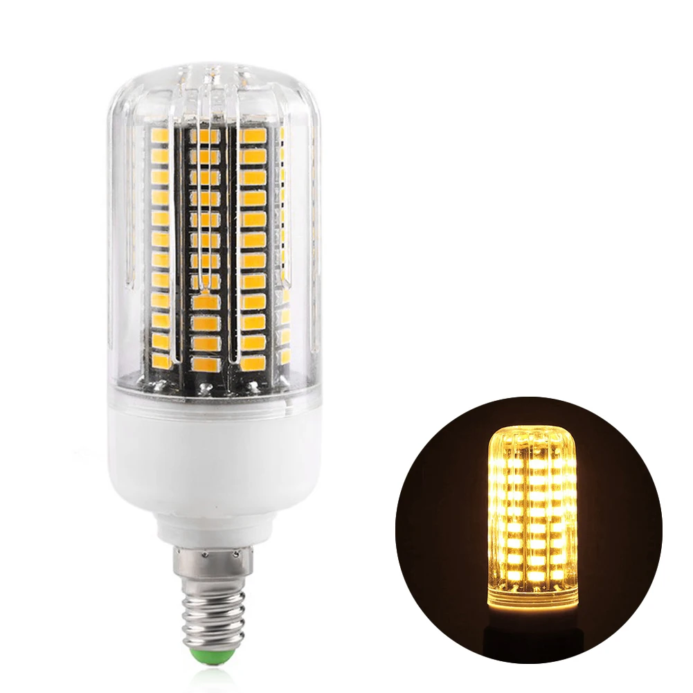 

15W Efficient 5736 LED Corn Bulb Warm White Lamp AC 220V E14 Bright Lights E14 5736 LED Corn Bulb Lamp Warm white