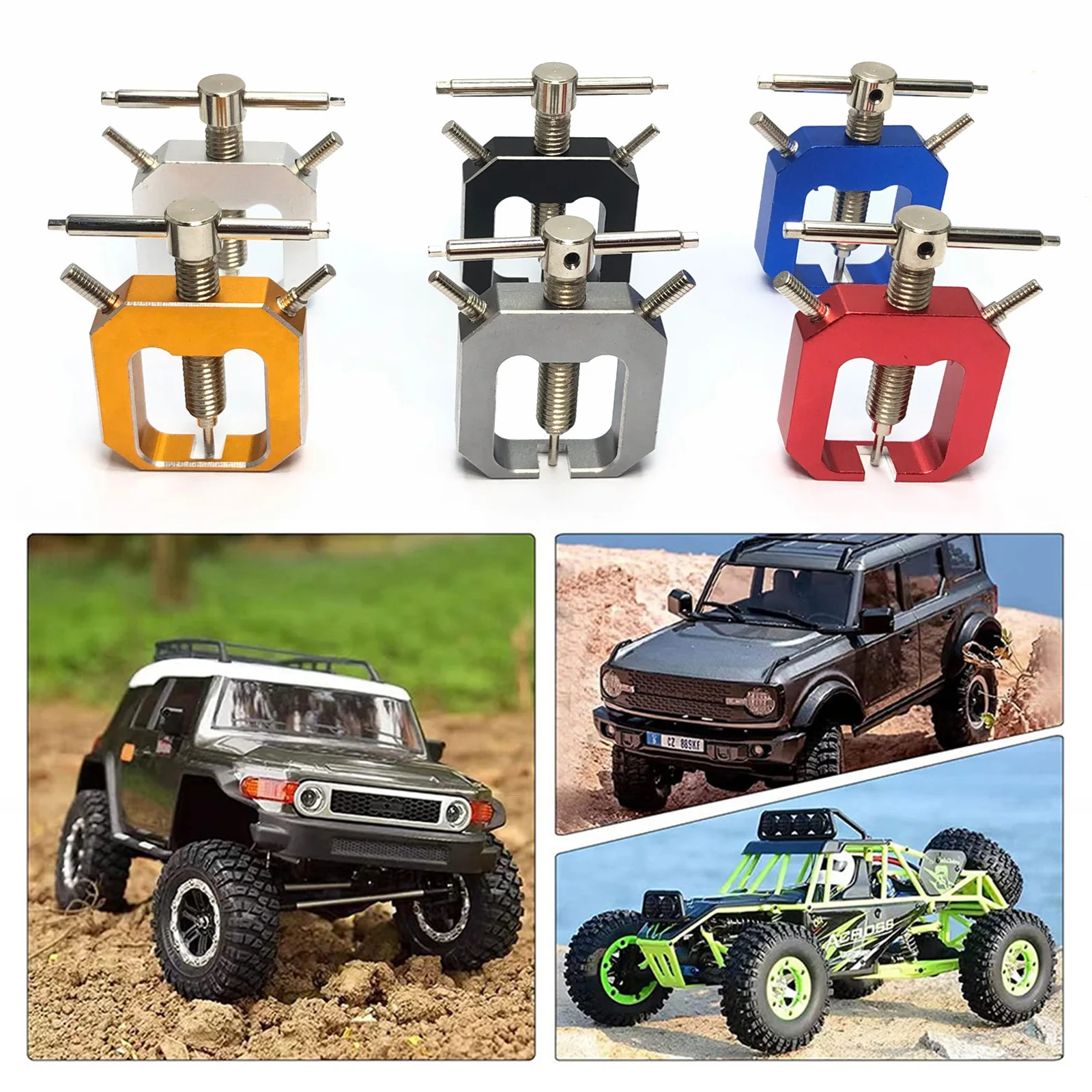 

Приспособление для снятия зубчатой передачи двигателя, износостойкий внешний съемник, яркая поверхность для 4WD Universal W010 для автомобильного вертолета