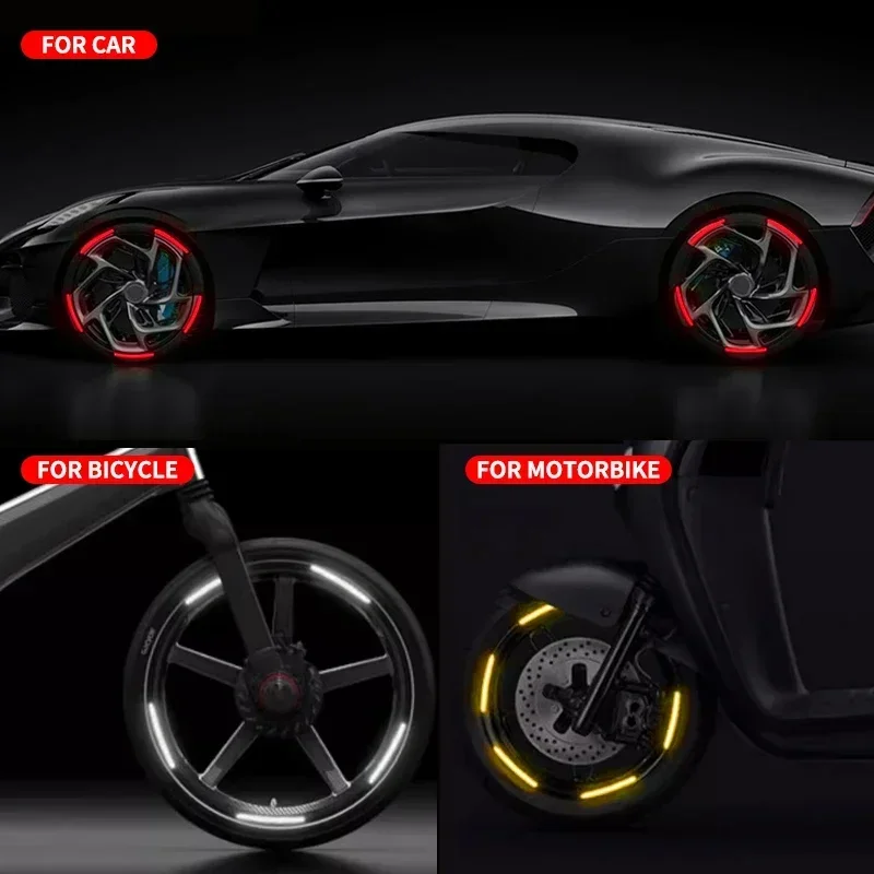 Светоотражающая наклейка на ступицу колеса 20x декоративные наклейки для BYD F3 E6 Yuan