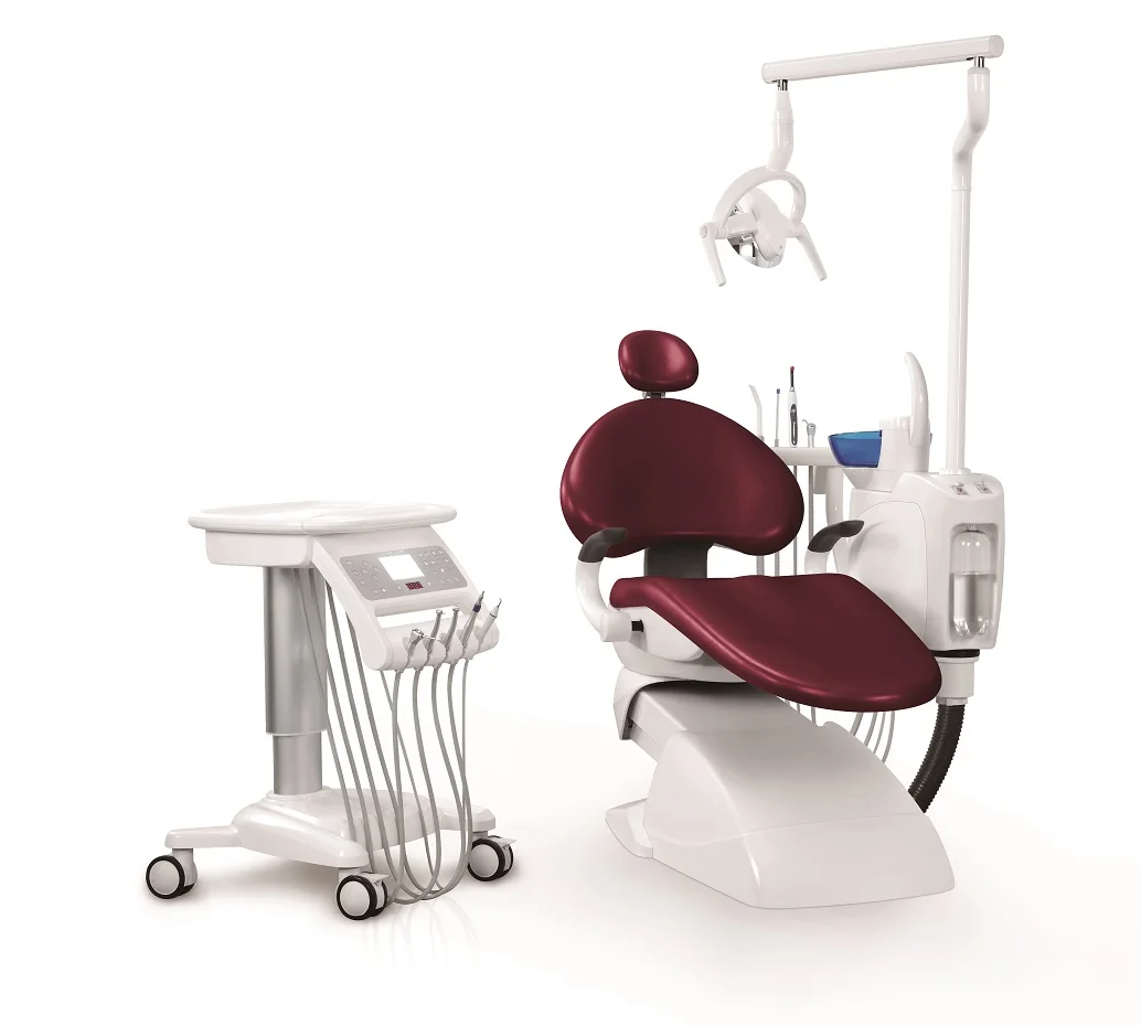 

DC25-N Fashionable and convenient dental chair with movable tray/mobile trolley dental unit with good price