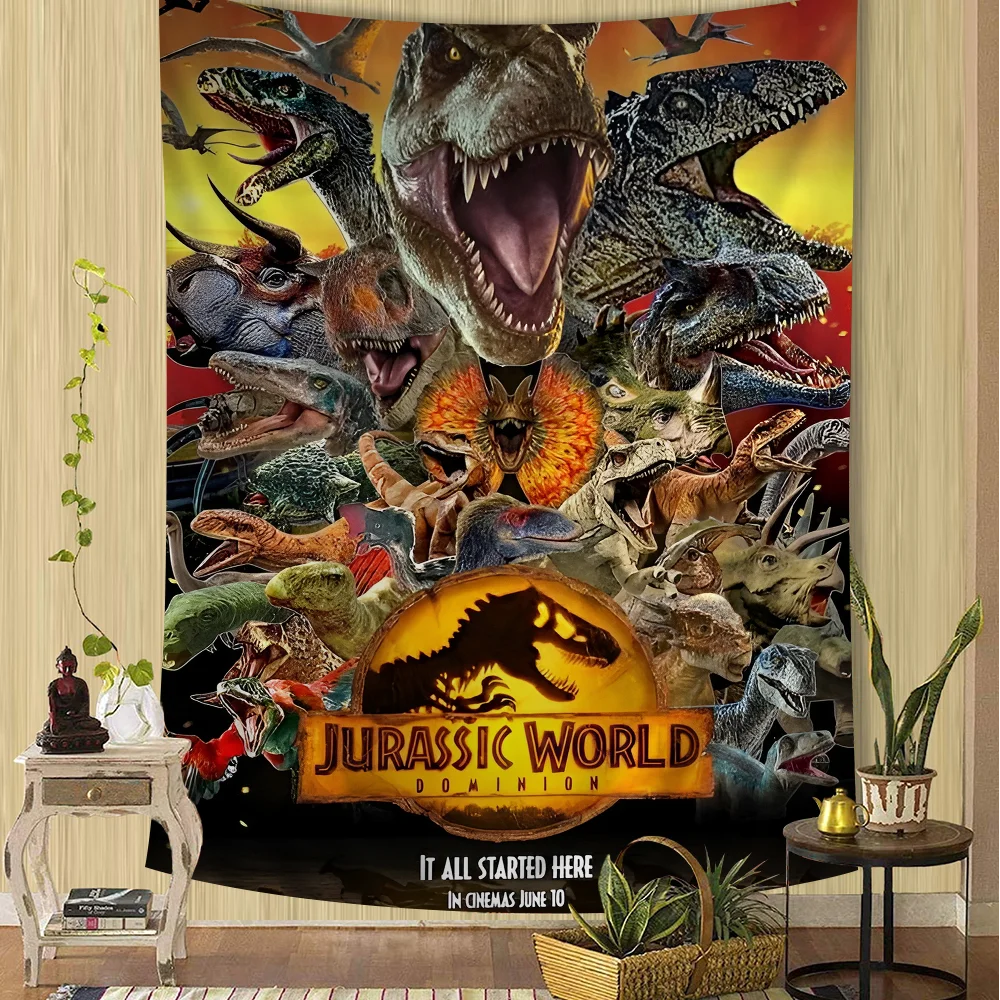 Большой Настенный Гобелен J-Jurassic W-World D-Queen с принтом подвесной Таро хиппи