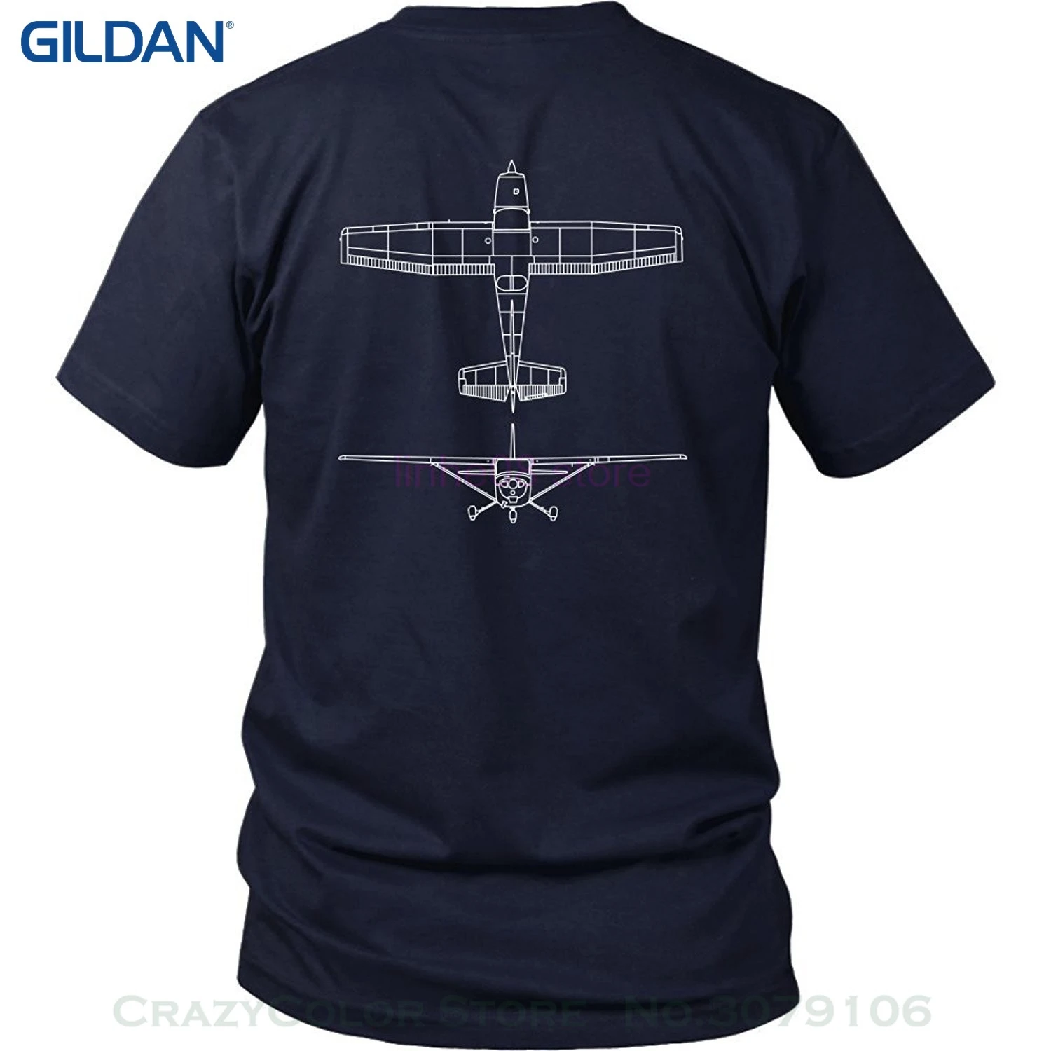 

Летняя модная футболка с коротким рукавом Бесплатная доставка футболка-Авиатор летательного аппарата Cessna 172 спереди и сзади