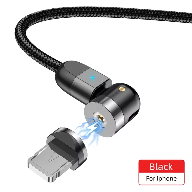 

Бесплатная доставка, магнитное зарядное устройство, кабель Micro USB, шнур USB, вращающийся на 540 °, телефонный кабель, зарядное устройство Micro USB ...