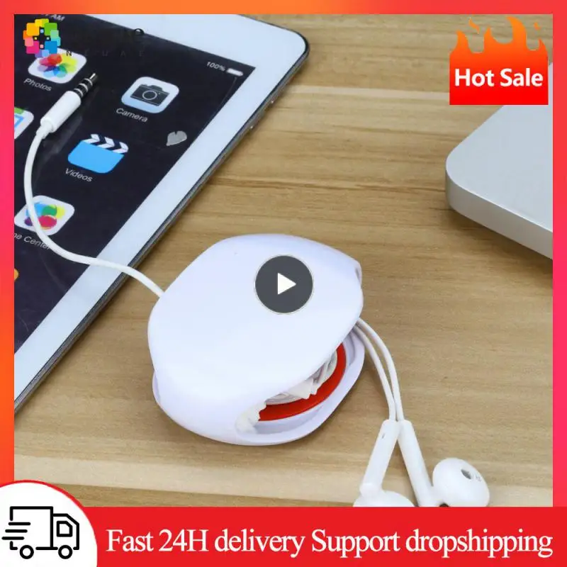 

1~10PCS Dust-proof Mouse Cable Storage Durable Automatic Take-up Wire Storage Bag Pe Bag Packaging Keep Your Desktop Tidy Red