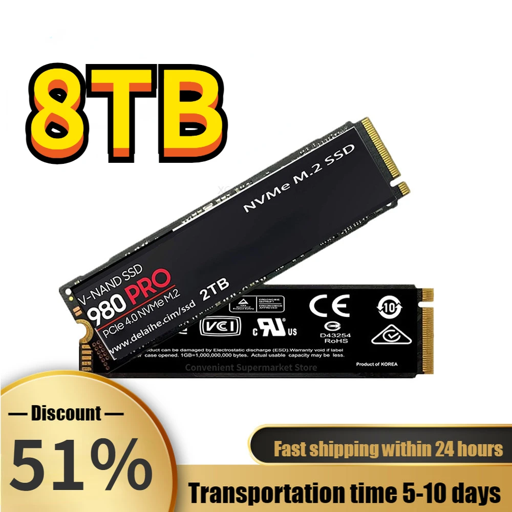 

Original NVMe SSD M2 Hard Disk 2280 2TB 4TB Hdd Hard Drive SSD Hard Disk SATA NGFF 8TB Hard Drive for Laptop PC PS5