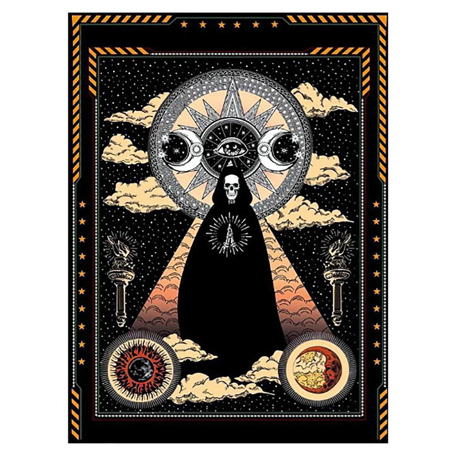 

Tapestry Hanging Decoration Series Cloth Cloth Bedroom Wall Halloween Cloth Home Decor Cool Tapestry Tapestry Mushrooms