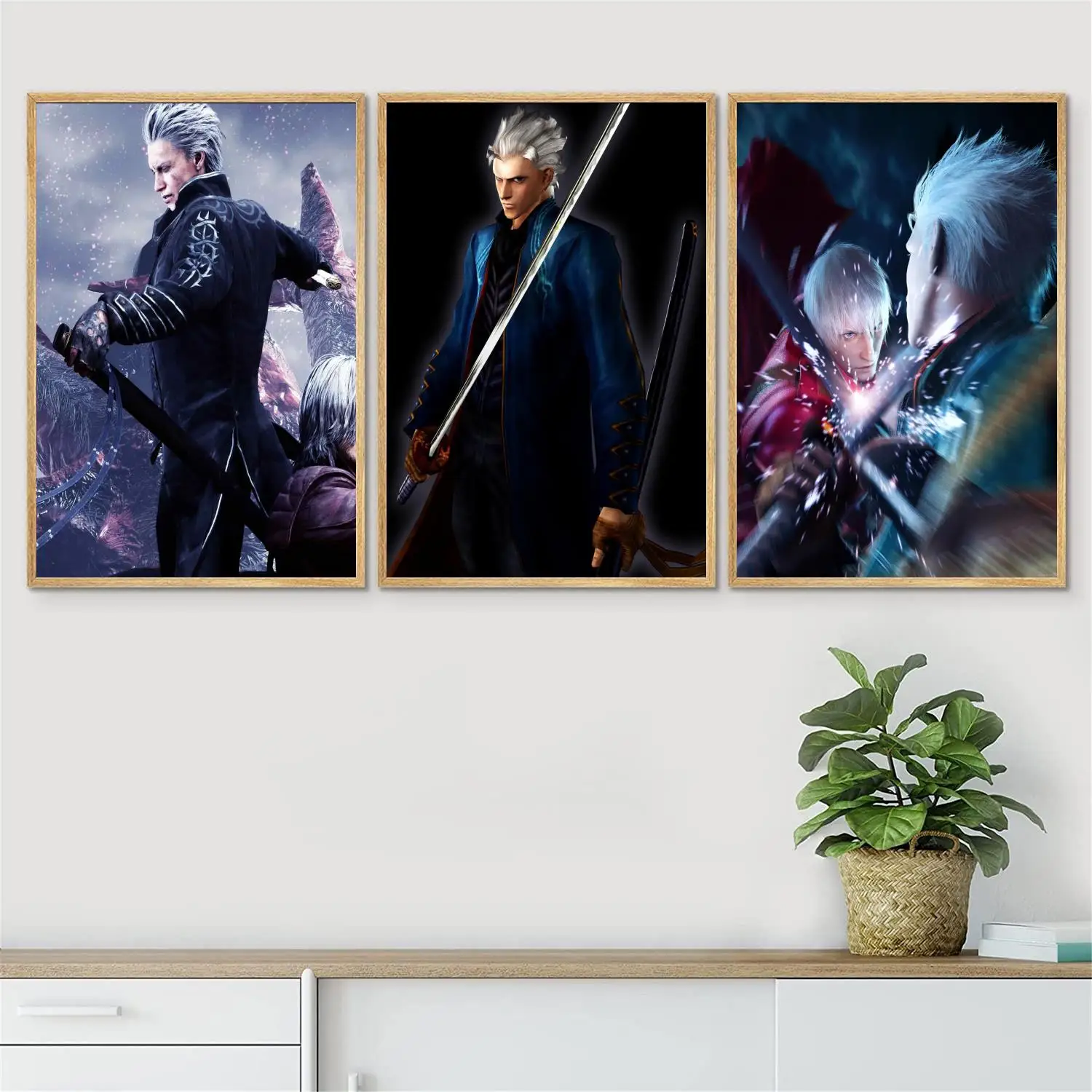 

dmc vergil poster Wall Art Canvas Posters Decoration Art 24x36 Poster Personalized Gift Modern Family bedroom Painting